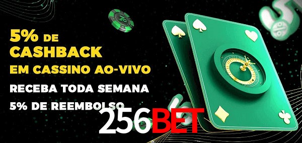 Promoções do cassino ao Vivo 256BET
